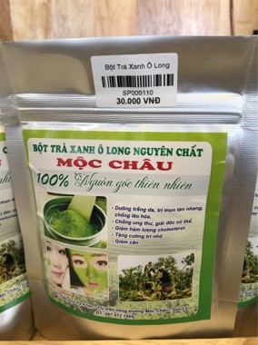 Bột trà xanh Ô long Mộc Châu