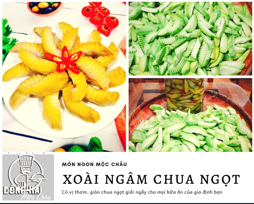 món ngon từ xoài yên châu